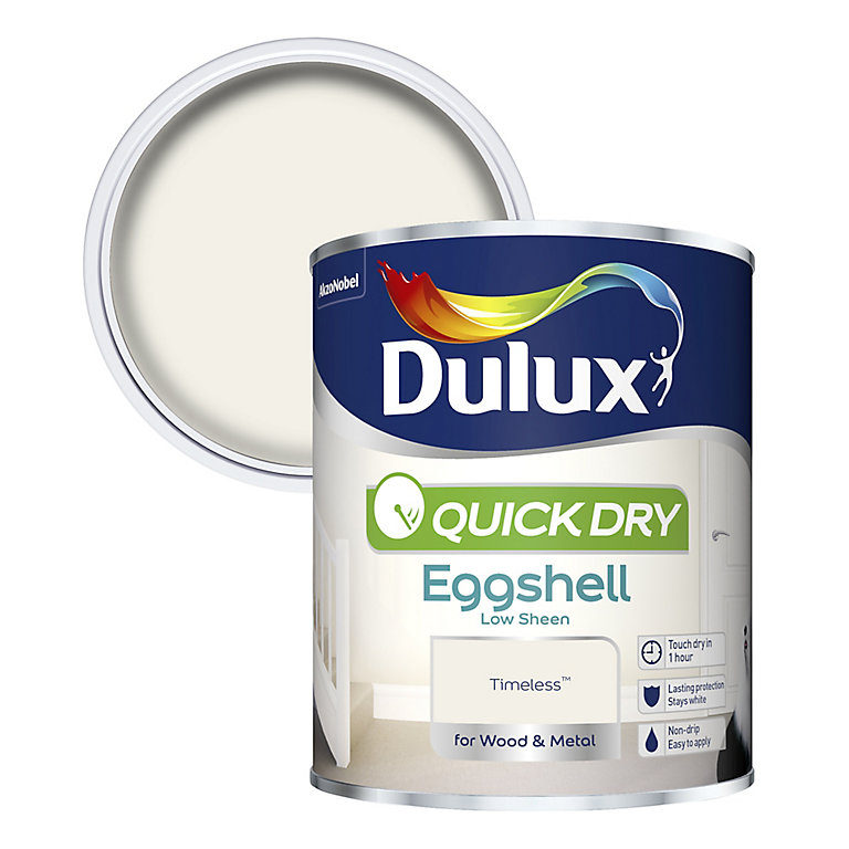 Image of Dulux Timeless Eggshell Metal & wood paint, 750ml