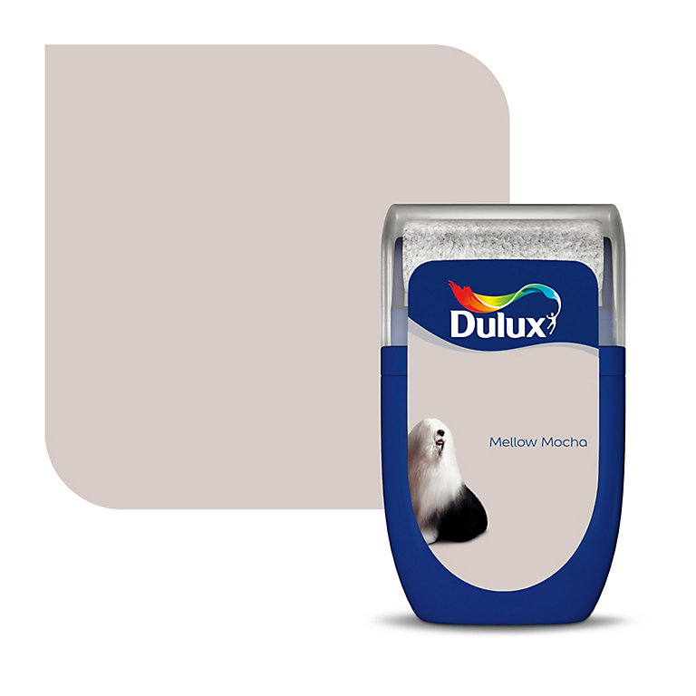 Dulux Standard Mellow mocha Matt Emulsion paint, 30ml Tester pot Price Comparisons | Compare The Build