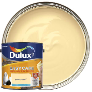 Product image for Dulux Easycare Vanilla sundae Matt Emulsion paint, 2.5L