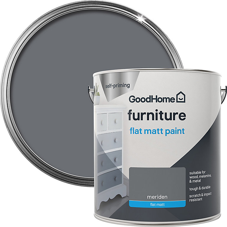 Product image for GoodHome Renovation Meriden Flat matt Furniture paint, 2L