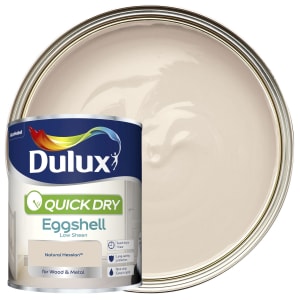 Product image for Dulux Quick dry Natural hessian Eggshell Metal & wood paint, 750ml