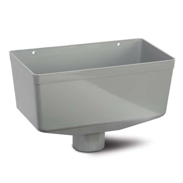 Product image for Round Downpipe Medium Hopper Brown 68mm