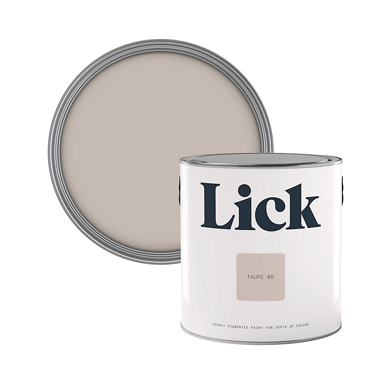 Product image for Lick Taupe 05 Matt Emulsion paint, 2.5L