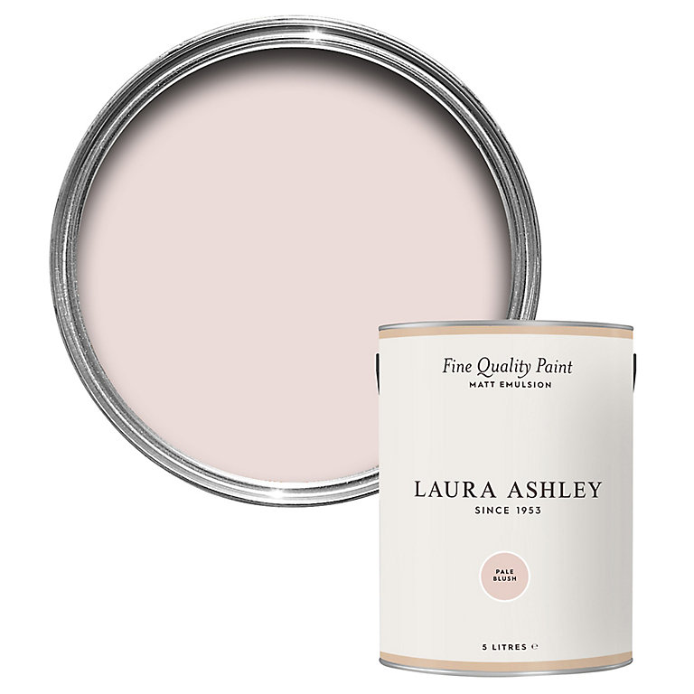 Product image for Laura Ashley Pale Blush Matt Emulsion paint, 5L