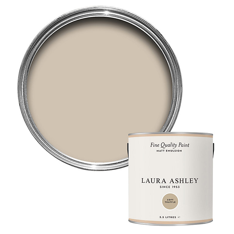 Product image for Laura Ashley Soft Truffle Matt Emulsion paint, 2.5L