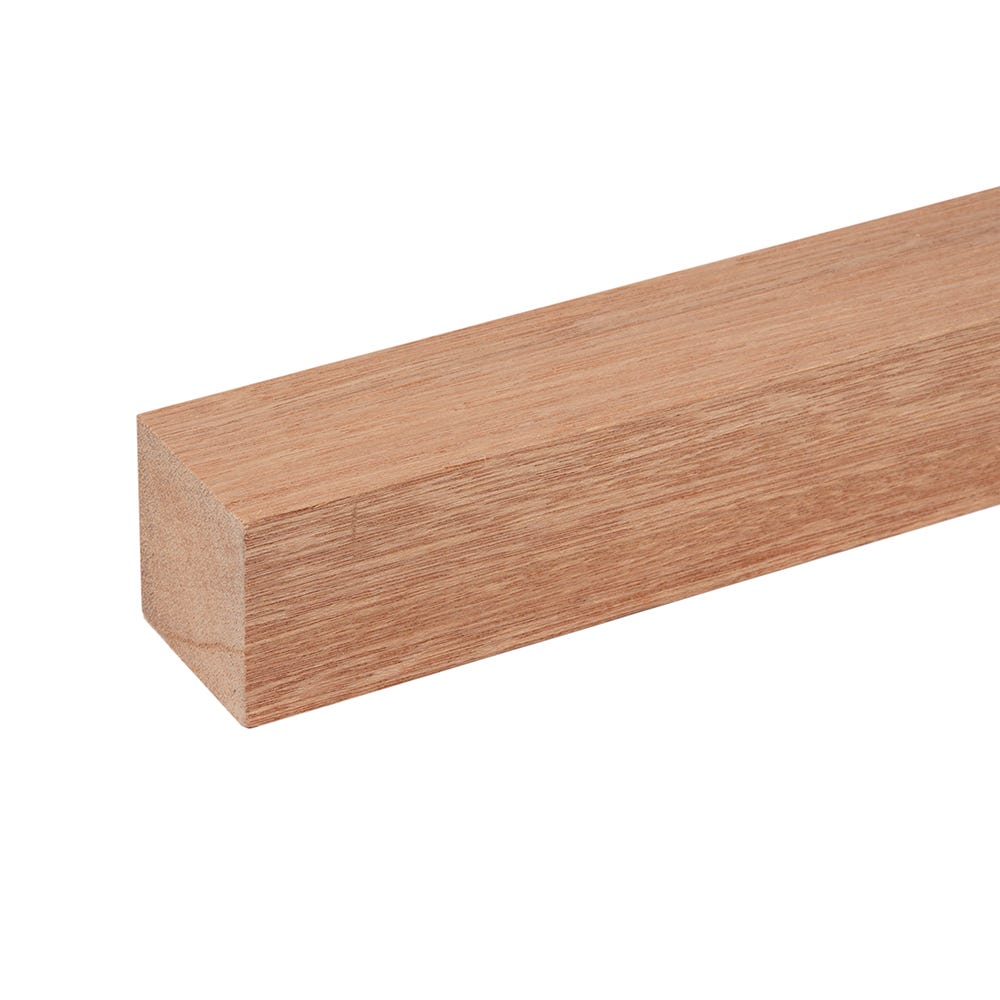Product image for 45mm X 45mm Planed Hardwood Meranti PAR Timber (2'' X 2'')