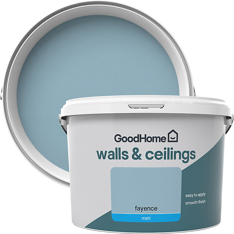 Product image for GoodHome Walls & ceilings Fayence Matt Emulsion paint, 2.5L