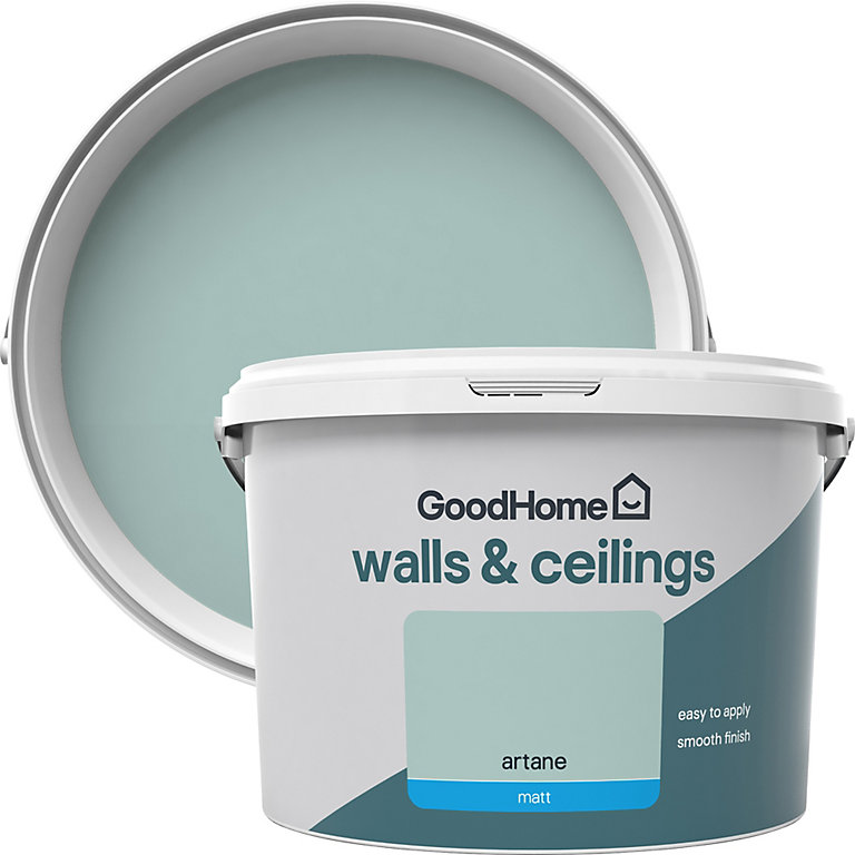 Product image for GoodHome Walls & ceilings Artane Matt Emulsion paint, 2.5L
