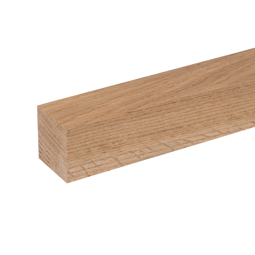 Product image for 45mm X 45mm Planed Hardwood American White Oak PAR Timber (2'' X 2'')