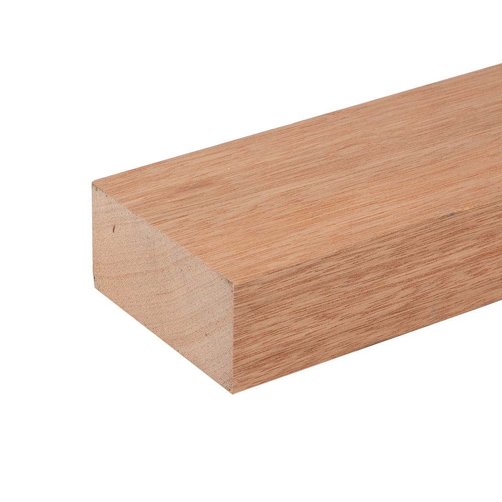 Product image for 45mm X 95mm Planed Hardwood Meranti PAR Timber (4'' X 2'')