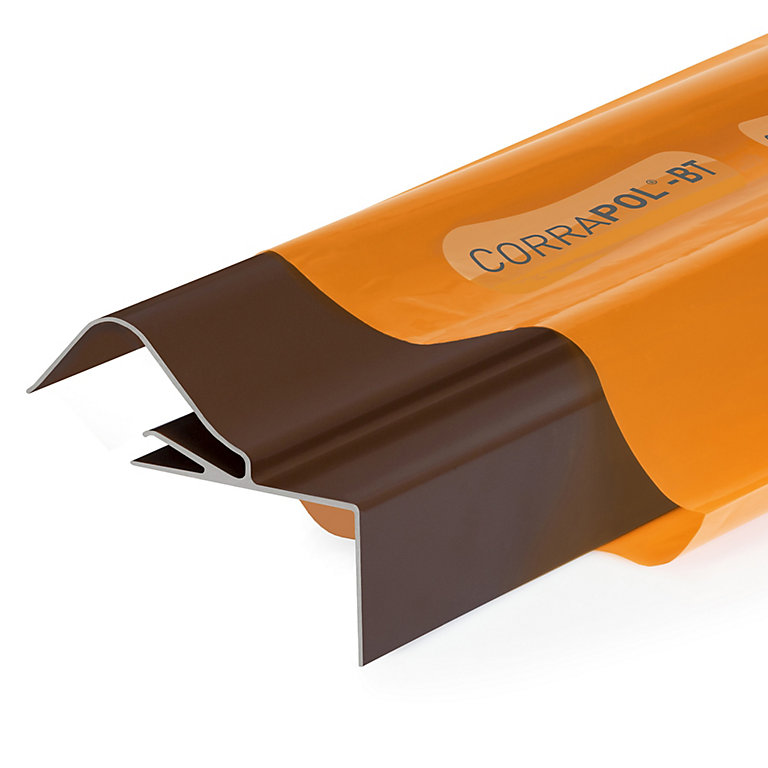 Product image for Corrapol Brown Side flashing (L)3m