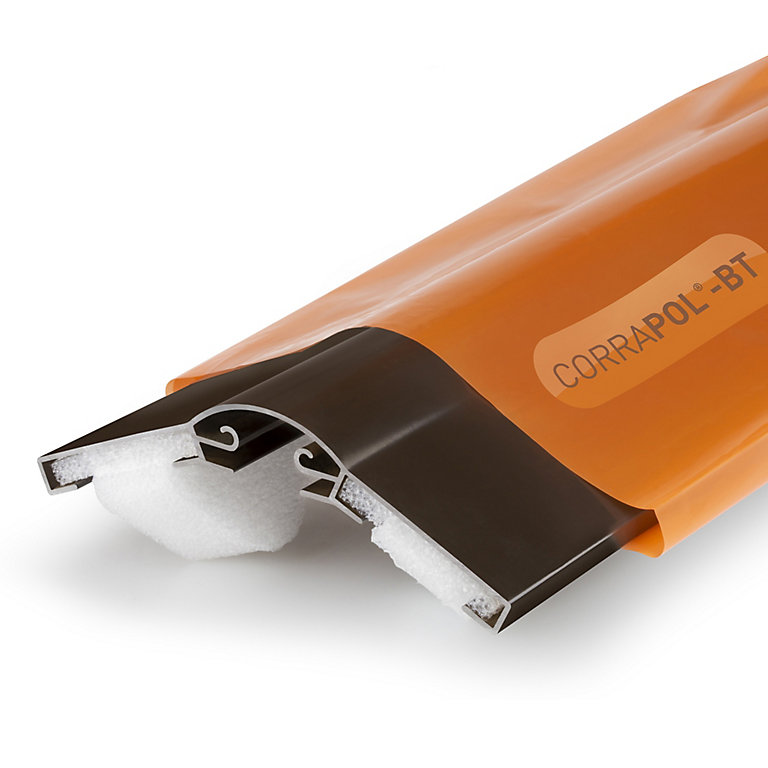 Image of Corrapol Brown Aluminium Ridge piece (L)3mm (W)145mm