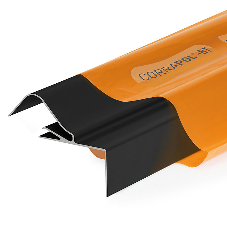 Product image for Corrapol Black Side flashing (L)2m