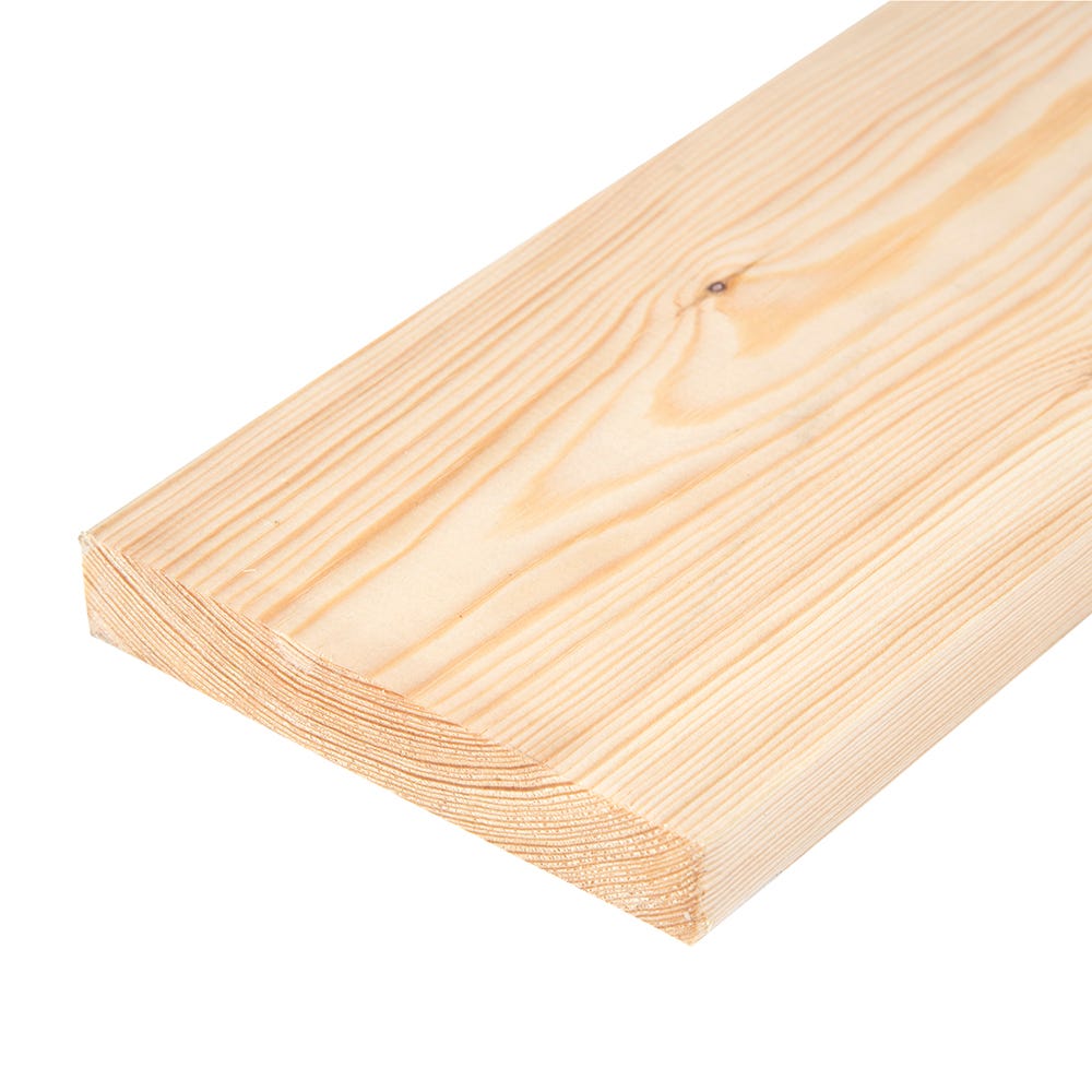 Product image for 25mm X 125mm Planed Softwood PAR Timber (5'' X 1'') Finish 20.5mm X 119mm
