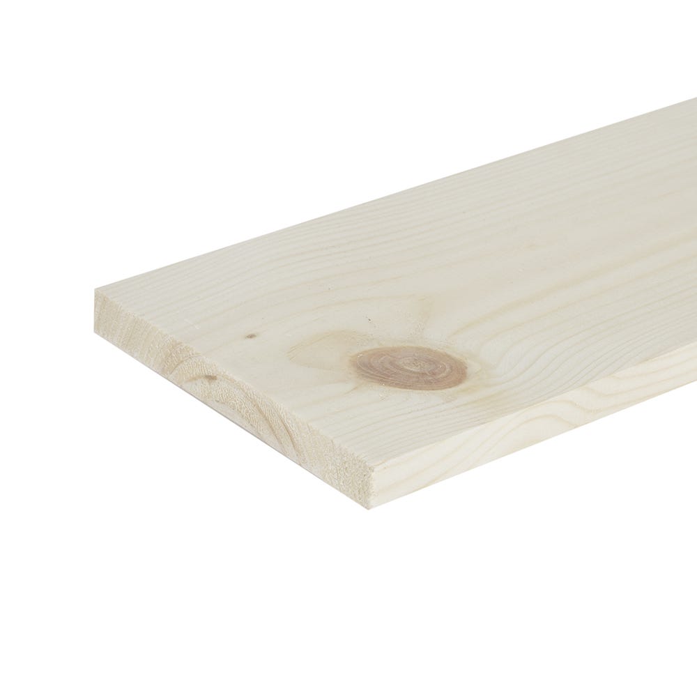Product image for 19mm X 125mm Planed Softwood PAR Timber (5'' X 0.75'') Finish 14.5mm X 119mm