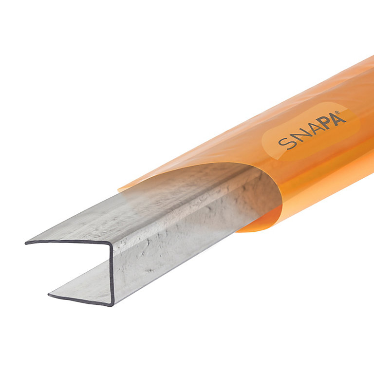 Image of SNAPA Clear Capping strip (L)3000mm (W)20mm