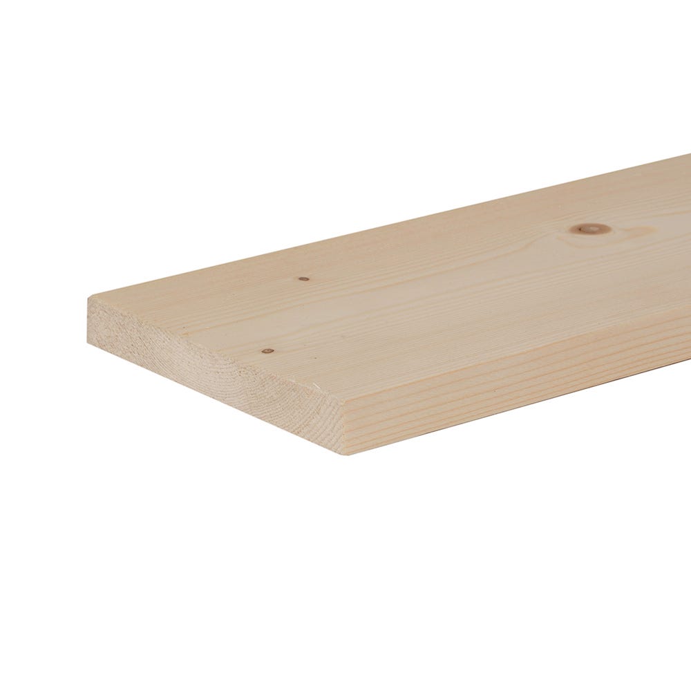 Product image for 25mm X 150mm Planed Softwood PAR Timber (6'' X 1'') Finish 20.5mm X 144mm
