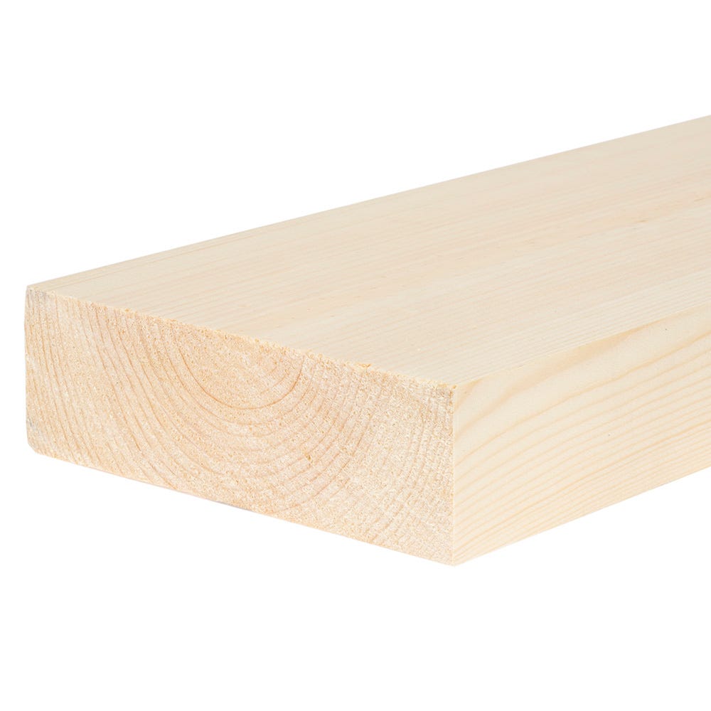 Product image for 50mm X 150mm Planed Softwood PAR Timber (6'' X 2'') Finish 44mm X 144mm