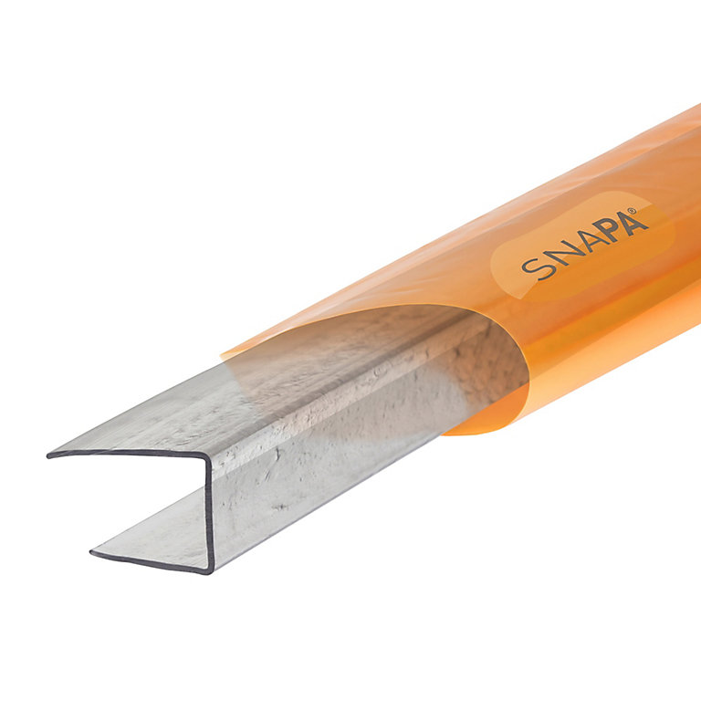 Image of SNAPA Clear Capping strip (L)2000mm (W)20mm