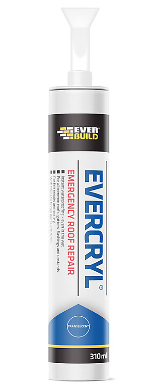 Product image for Everbuild Transparent Emergency roof & gutter sealer, 310ml
