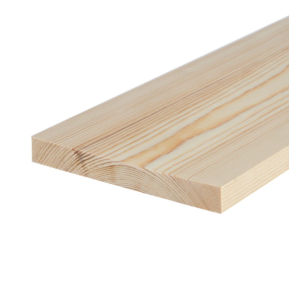 Product image for 25mm X 175mm Planed Softwood PAR Timber (7'' X 1'') Finish 20.5mm X 169mm