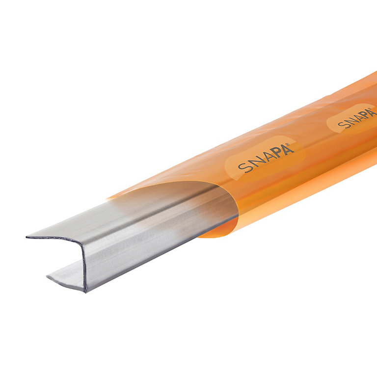 Image of SNAPA Clear Capping strip (L)2000mm (W)15mm