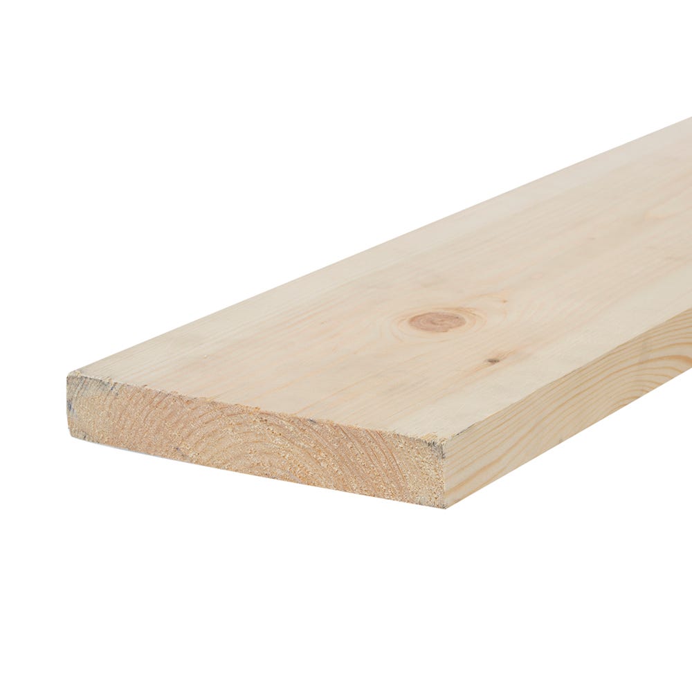 Product image for 32mm X 175mm Planed Softwood PAR Timber (7'' X 1.25'') Finish 27mm X 169mm