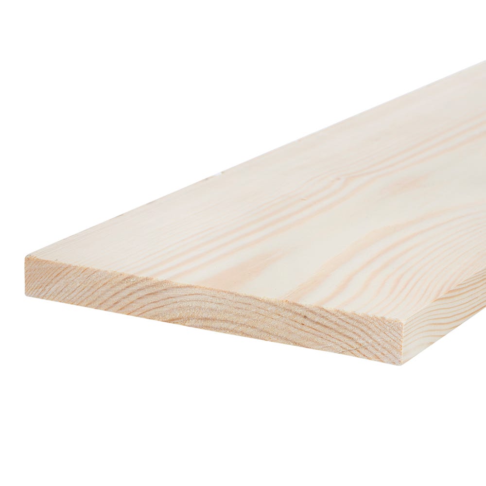 Product image for 25mm X 200mm Planed Softwood PAR Timber (8'' X 1'') Finish 20.5mm X 194mm