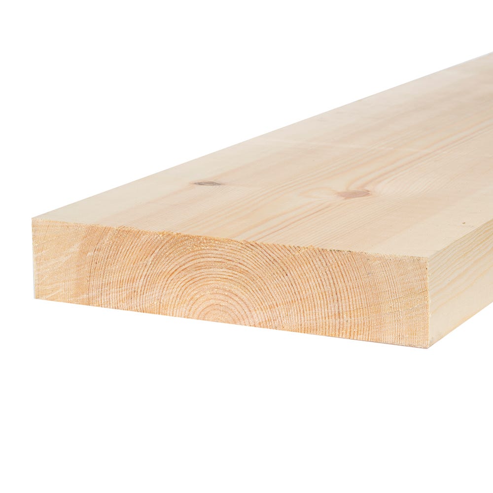 Product image for 50mm X 225mm Planed Softwood PAR Timber (9'' X 2'') Finish 44mm X 219mm