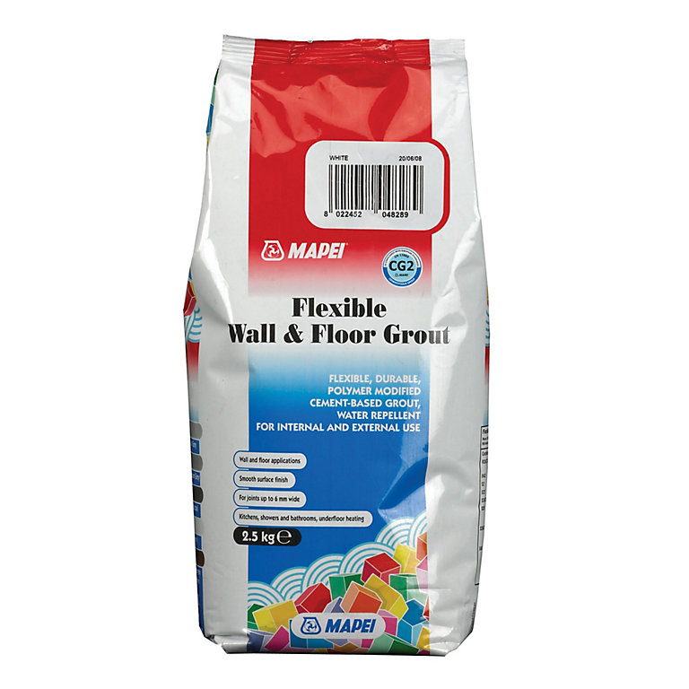 Product image for Mapei Flexible White Grout, 2.5kg