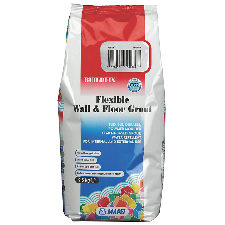 Image of Mapei Flexible Grey Grout, 2.5kg