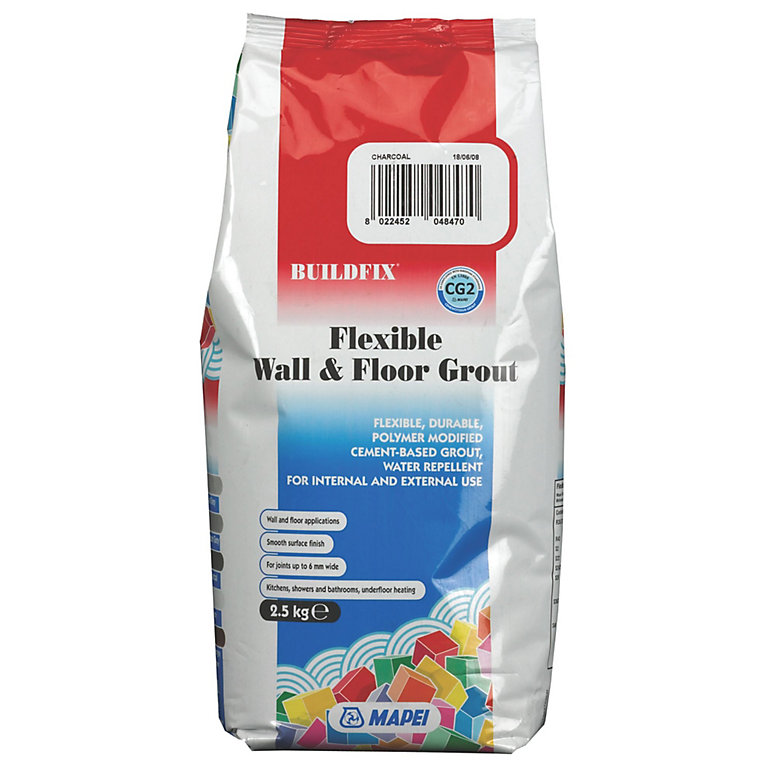 Product image for Mapei Flexible Charcoal Grout, 2.5kg