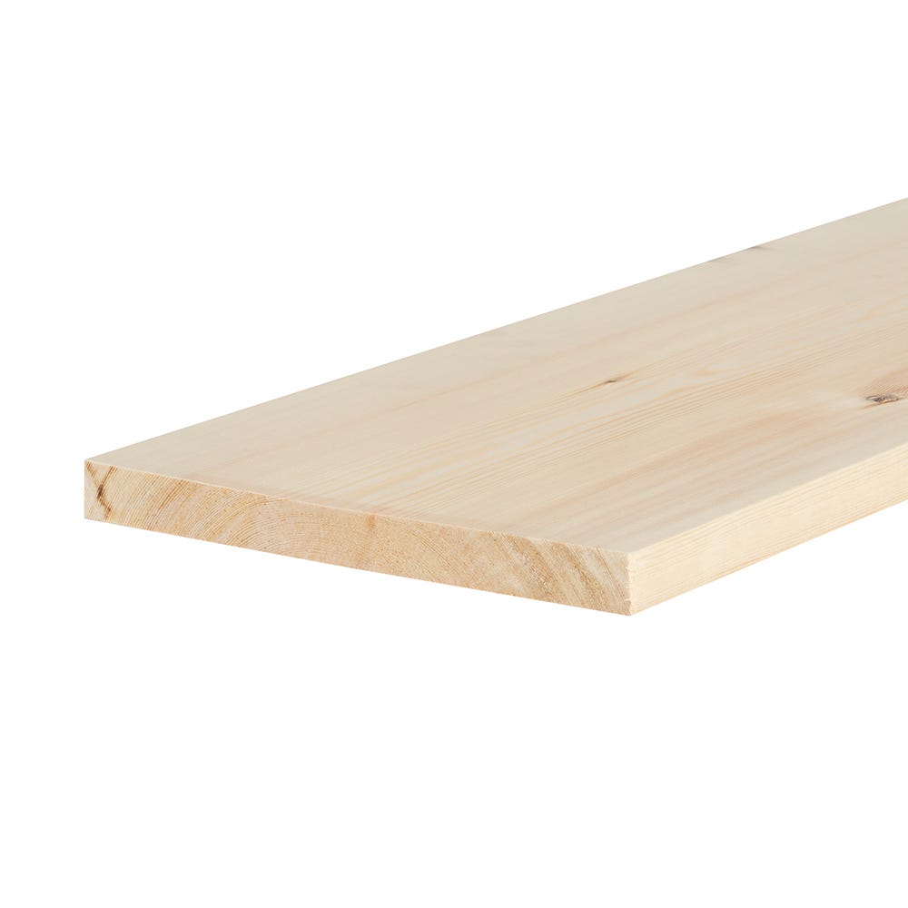Product image for 25mm X 225mm Planed Softwood PAR Timber (9'' X 1'') Finish 20.5mm X 219mm