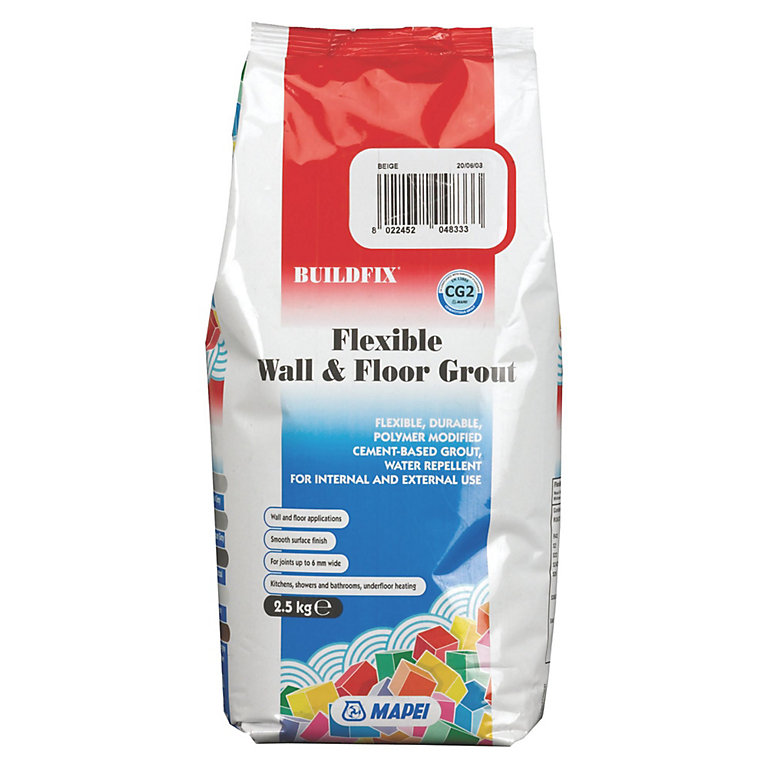 Product image for Mapei Flexible Beige Grout, 2.5kg