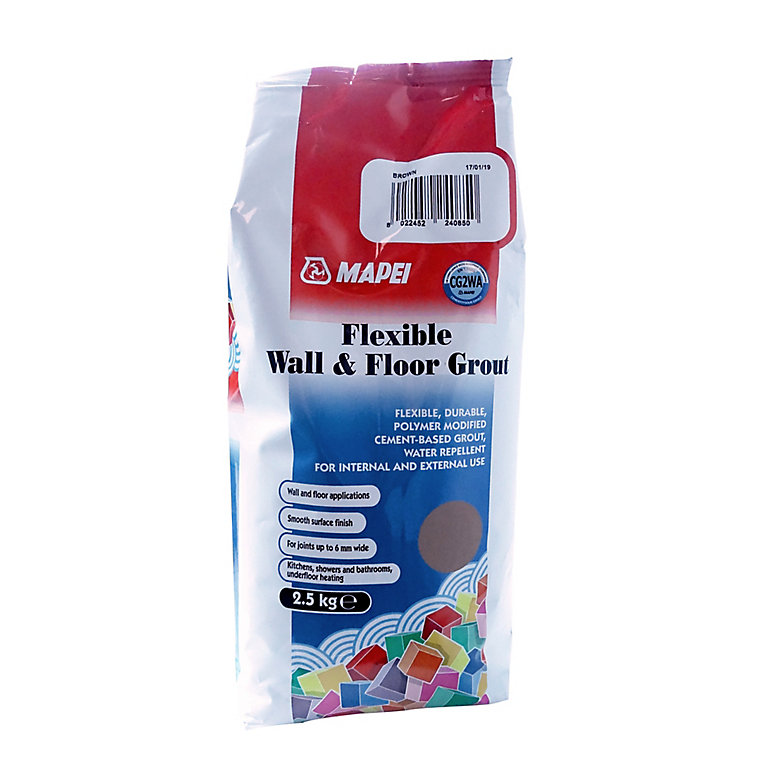 Product image for Mapei Brown Tile Grout, 2.5kg