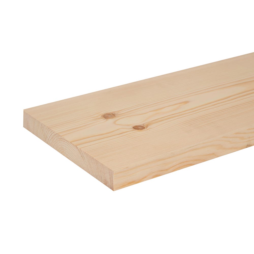 Product image for 32mm X 225mm Planed Softwood PAR Timber (9'' X 1.25'') Finish 27mm X 219mm