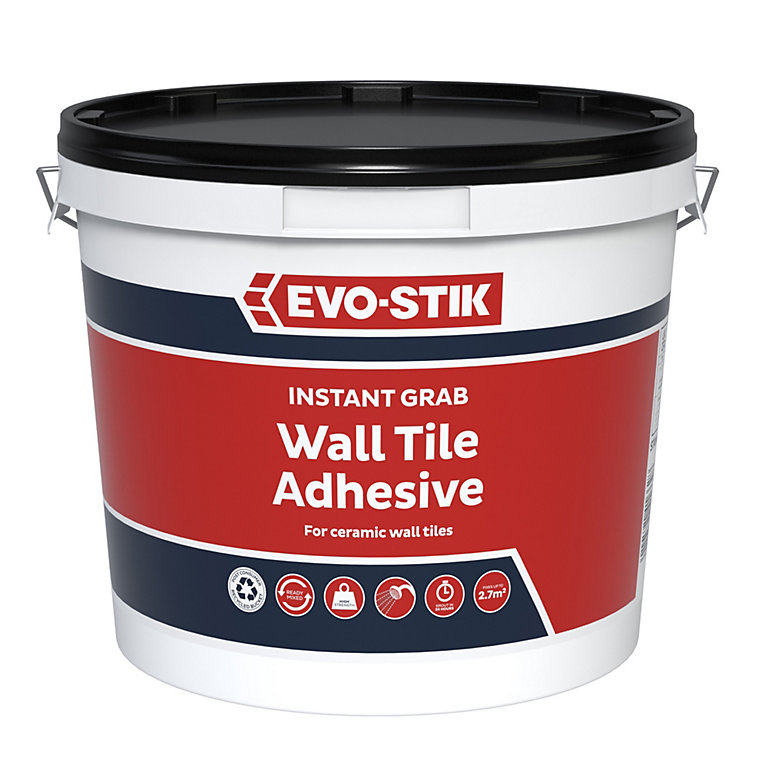 Product image for Evo-Stik Ready mixed Cream Wall tile Adhesive, 3.5kg