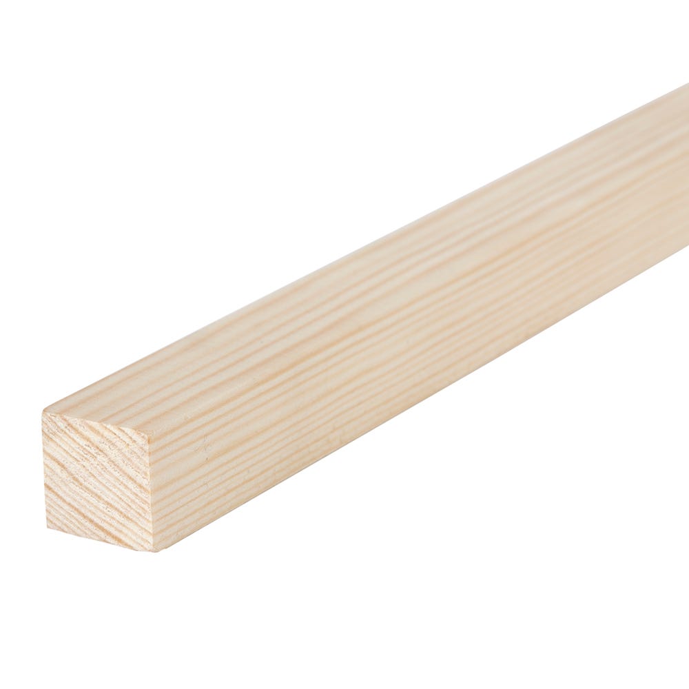 Product image for 25mm X 25mm Planed Softwood PAR Timber (1'' X 1'') Finish 20.5mm X 20.5mm