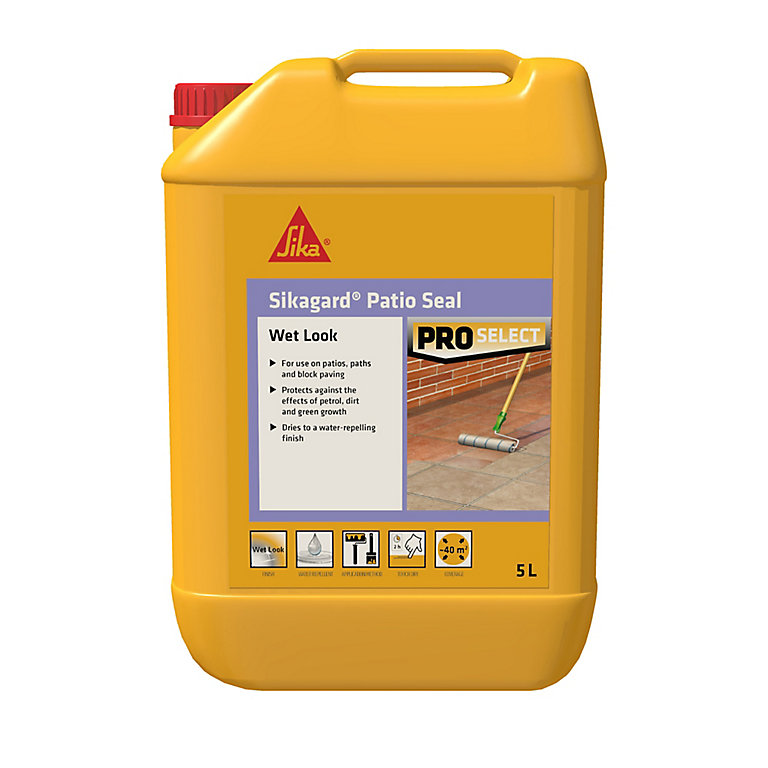 Product image for Sika Natural Wet look patio sealer, 5L