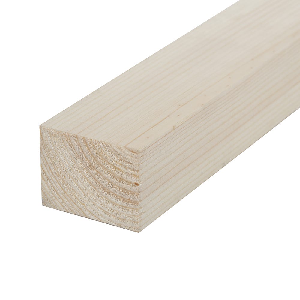 Product image for 38mm X 50mm Planed Softwood PAR Timber (2'' X 1.5'') Finish 33mm X 44mm