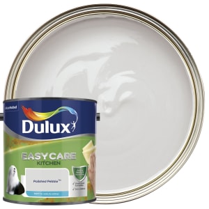 Product image for Dulux Easycare Kitchen Polished pebble Matt Emulsion paint, 2.5L
