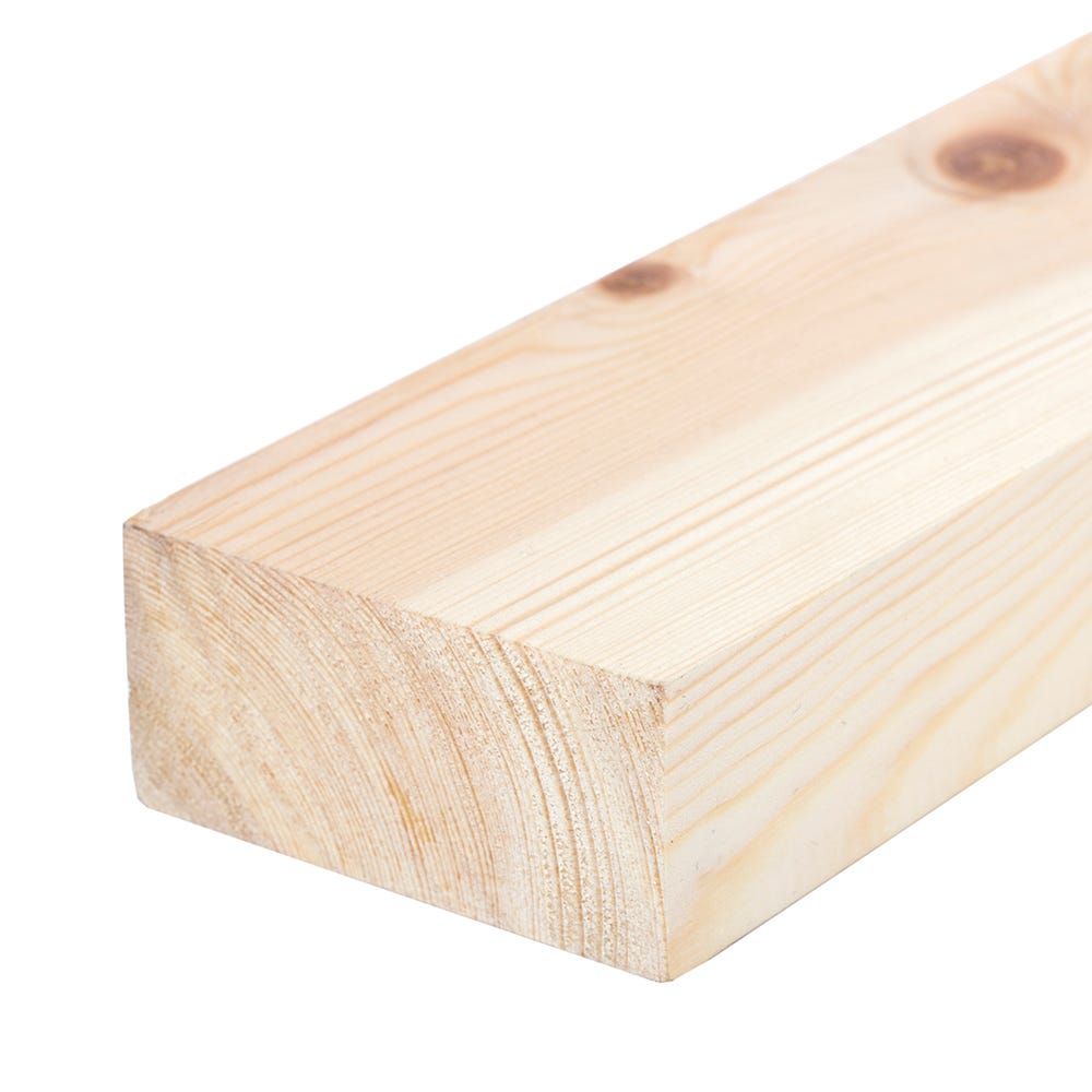Product image for 38mm X 75mm Planed Softwood PAR Timber (3'' X 1.5'') Finish 33mm X 69mm