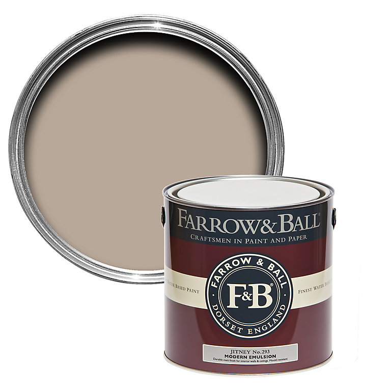 Product image for Farrow & Ball Modern Jitney No.293 Matt Emulsion paint, 2.5L