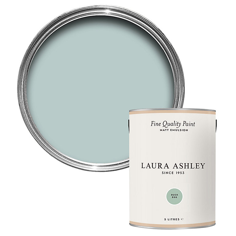 Image of Laura Ashley Duck Egg Matt Emulsion paint, 5L