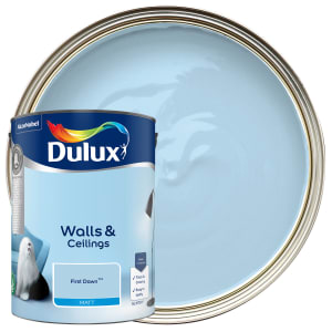 Product image for Dulux Walls & ceilings First dawn Matt Emulsion paint, 5L