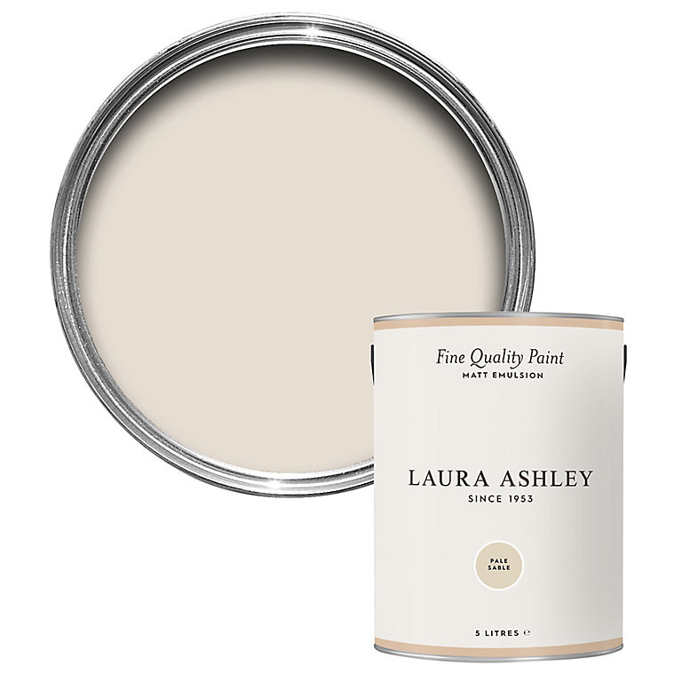 Image of Laura Ashley Pale Sable Matt Emulsion paint, 5L