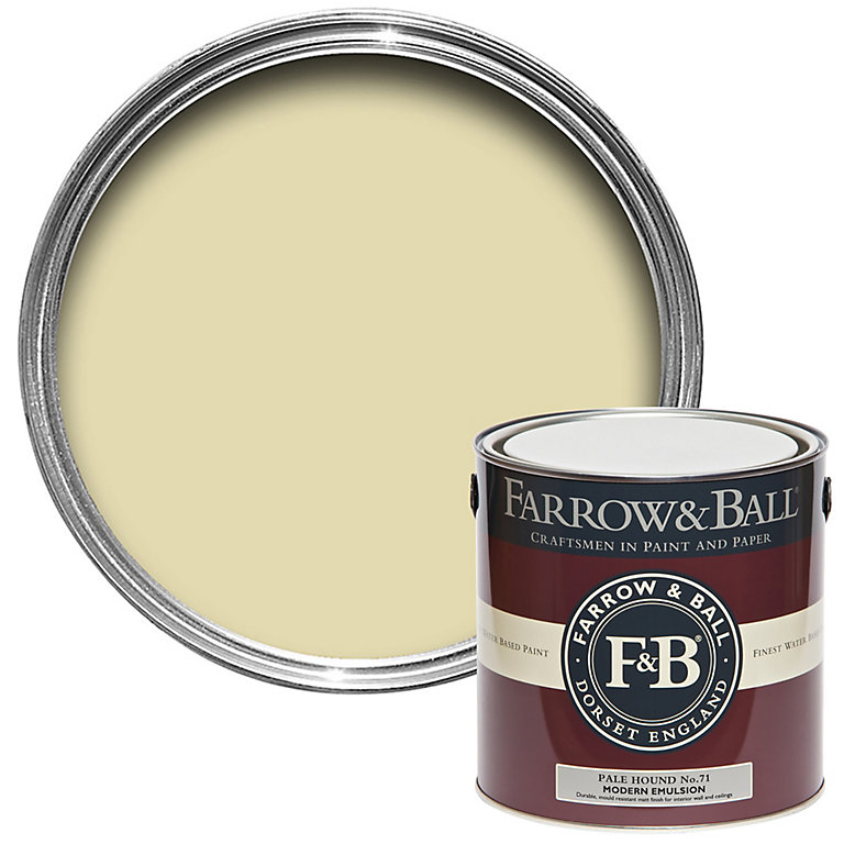 Product image for Farrow & Ball Modern Pale Hound No.71 Matt Emulsion paint, 2.5L