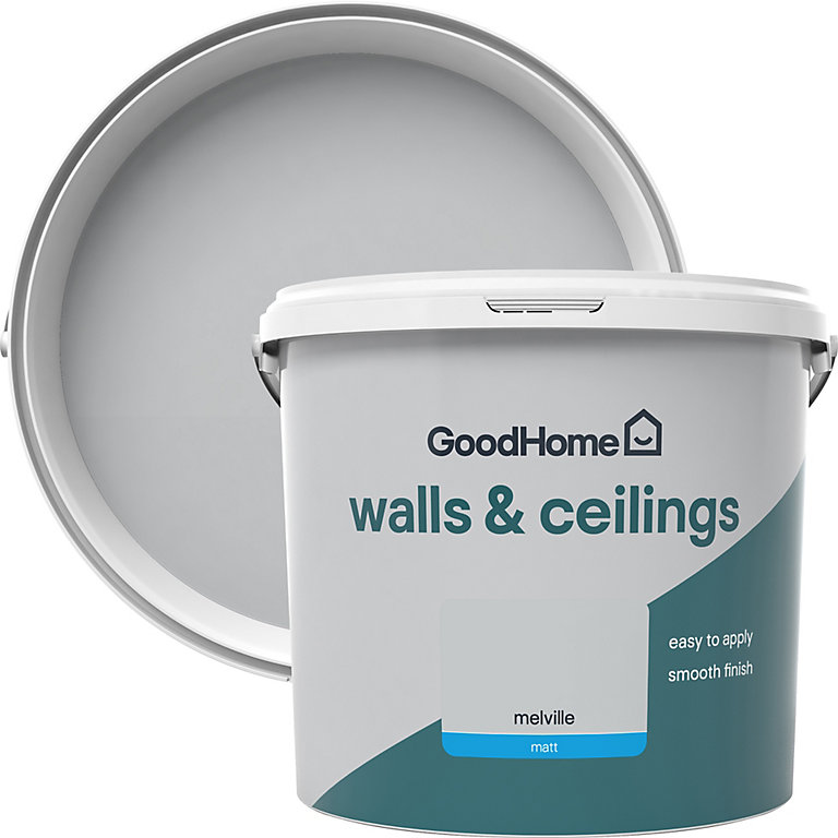 Product image for GoodHome Walls & ceilings Melville Matt Emulsion paint, 5L
