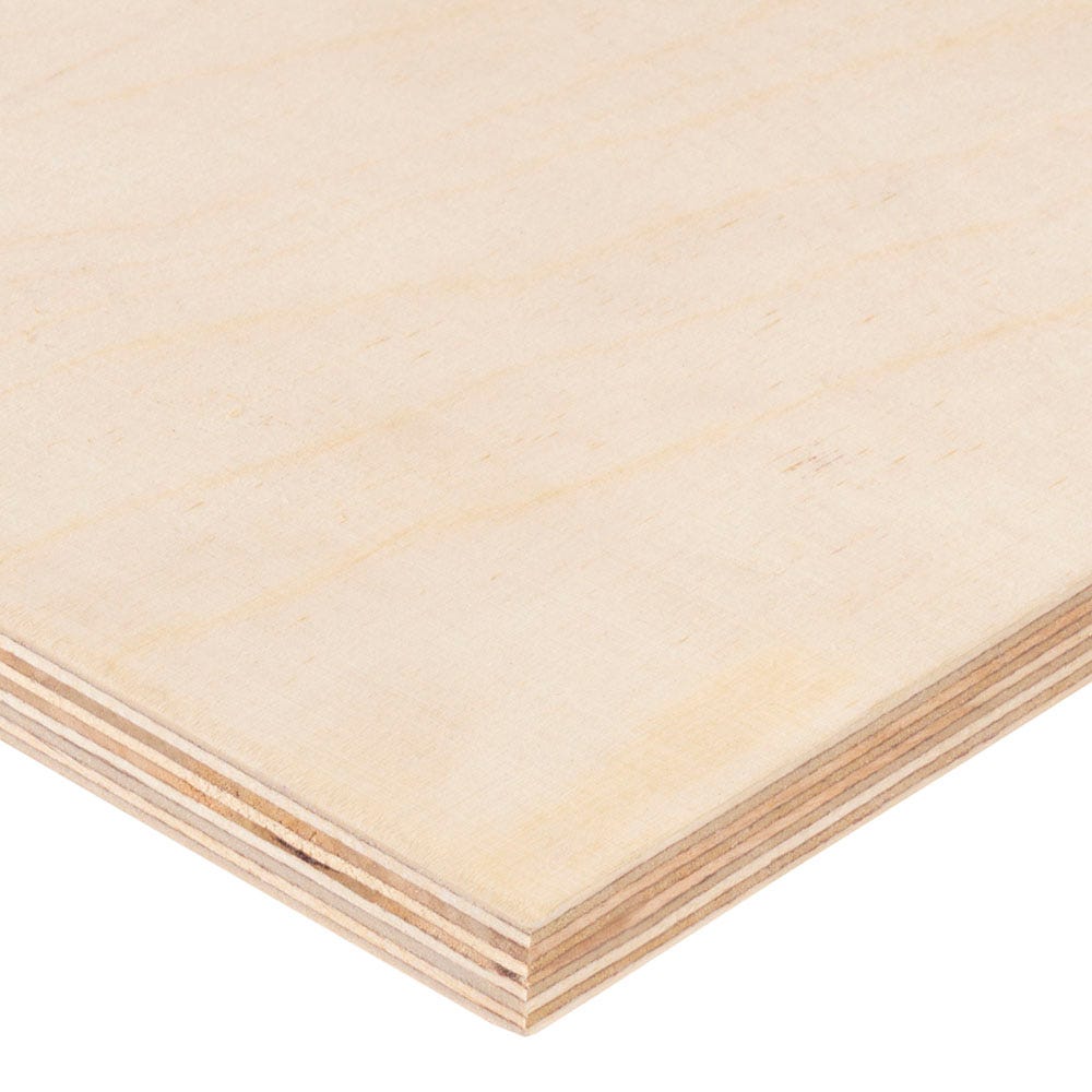 Product image for 12mm Birch Throughout Plywood BB/BB 2440mm X 1220mm (8' X 4')