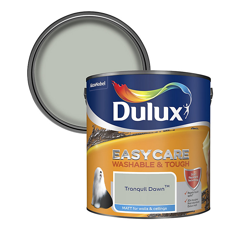 Product image for Dulux Easycare Tranquil dawn Matt Emulsion paint, 2.5L